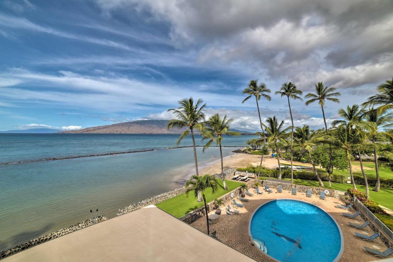 Beachfront Kihei Sanctuary With Lanai And Ocean Views! Extérieur photo