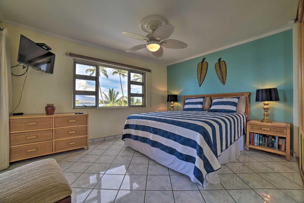 Beachfront Kihei Sanctuary With Lanai And Ocean Views! Extérieur photo
